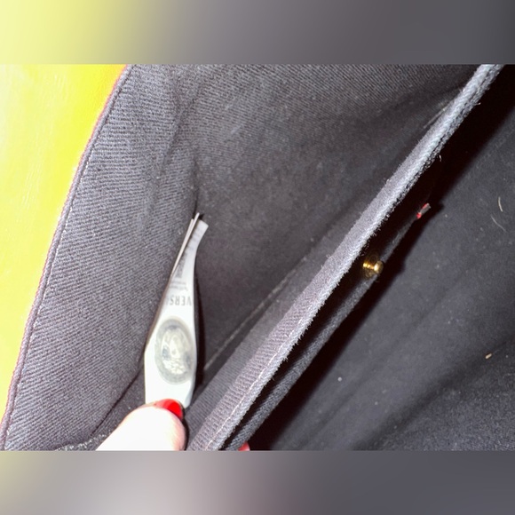 GREAT CONDITION!! Versace La Greca Signature Tote Bag in Red - Picture 6 of 16